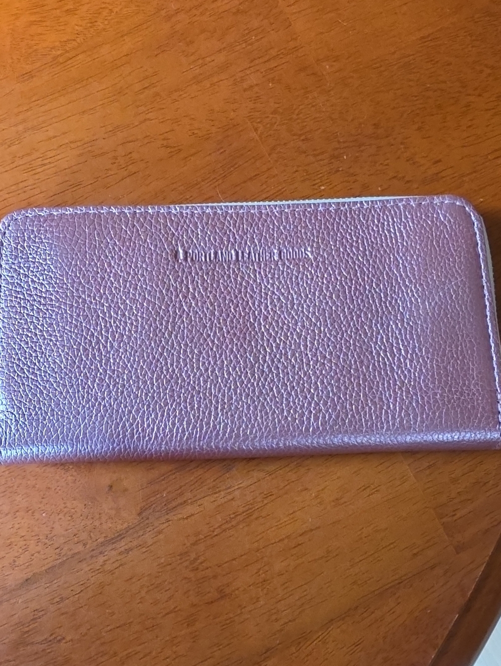 Portland Leather Goods Large Accordion Zip Wallet - Supernova